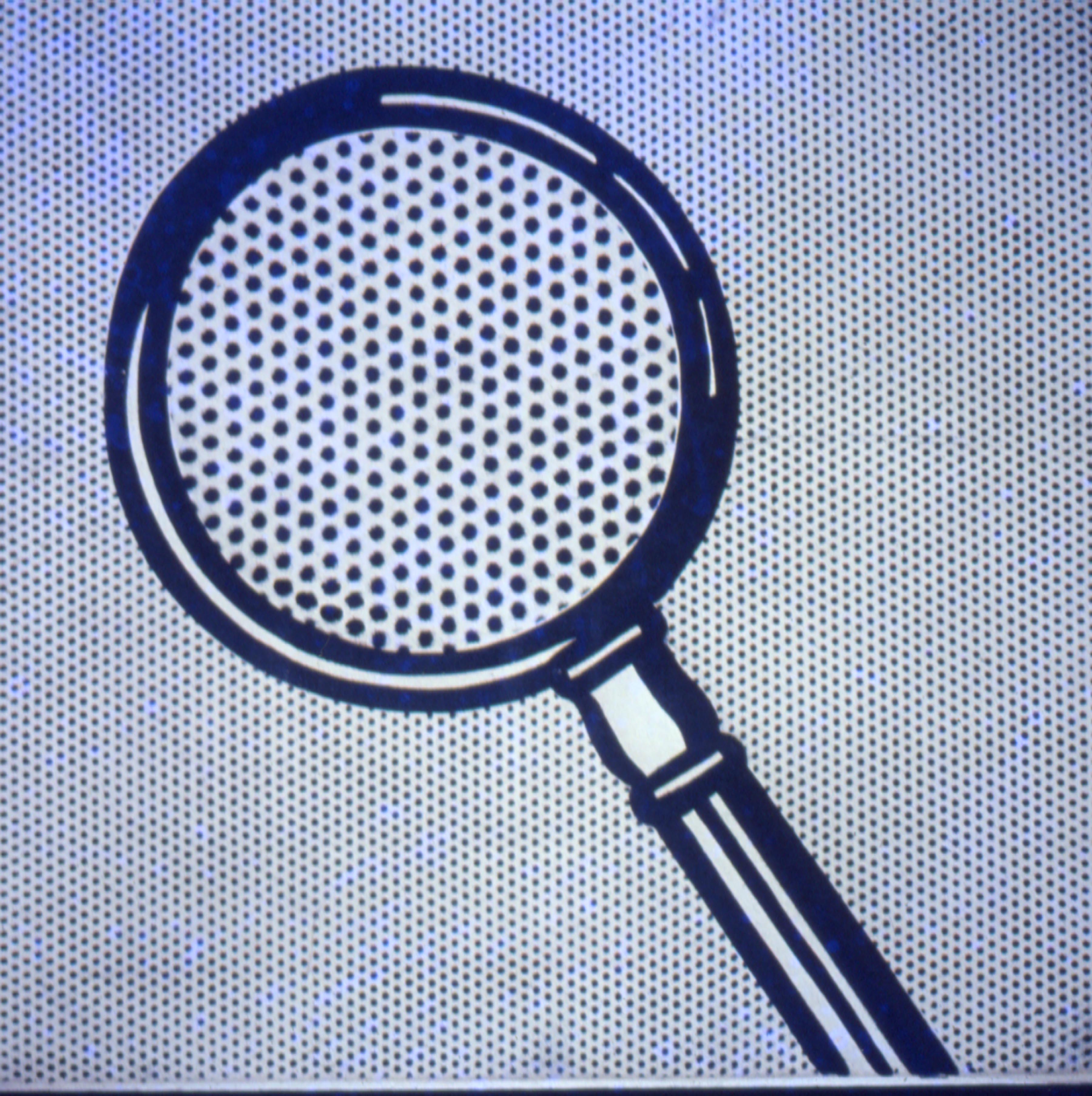 Roy Lichtemstein, The magnifying glass, 1963